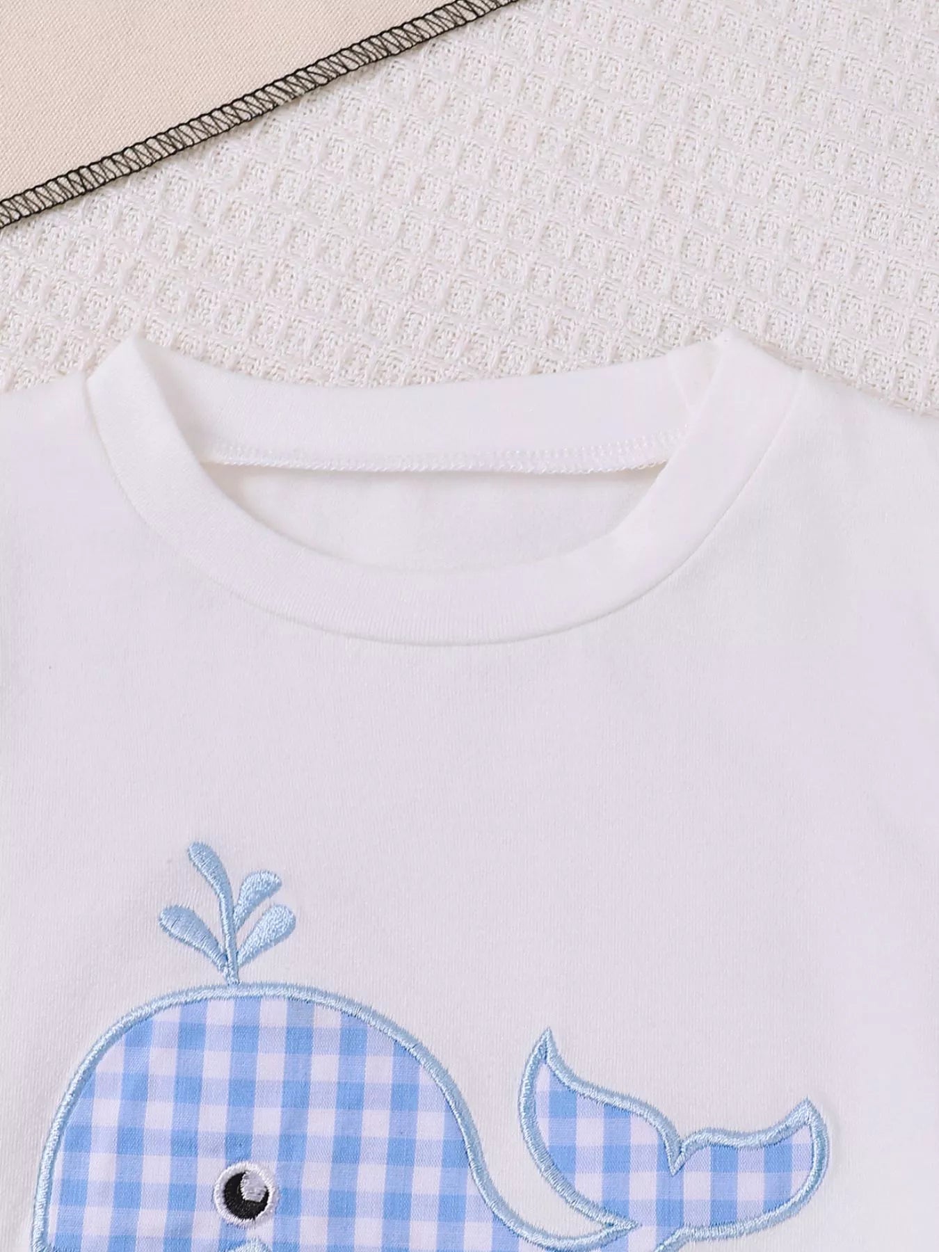 Children's Shark Round Neck Tee & Pants Set