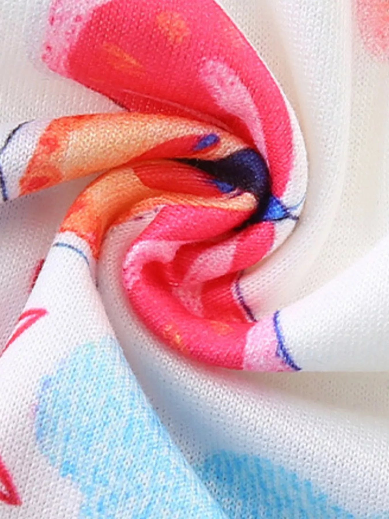 Children's Rainbow Butterfly Print Casual Dress